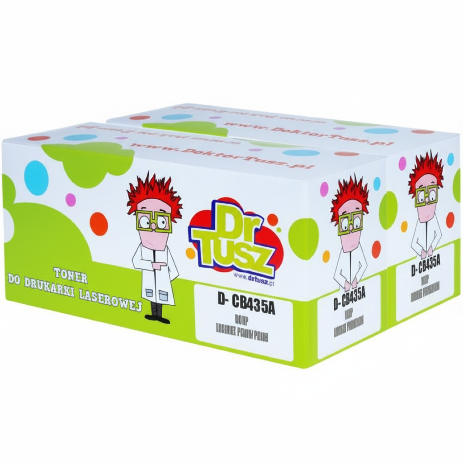 Tonery Zamienniki 35A do HP (CB435AD) (Czarne) (dwupak)