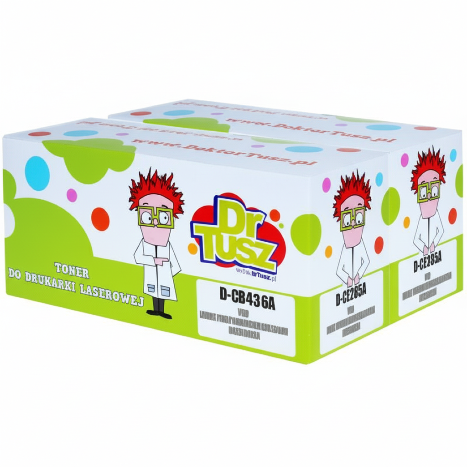 Tonery Zamienniki 36A do HP (CB436AD) (Czarne) (dwupak)