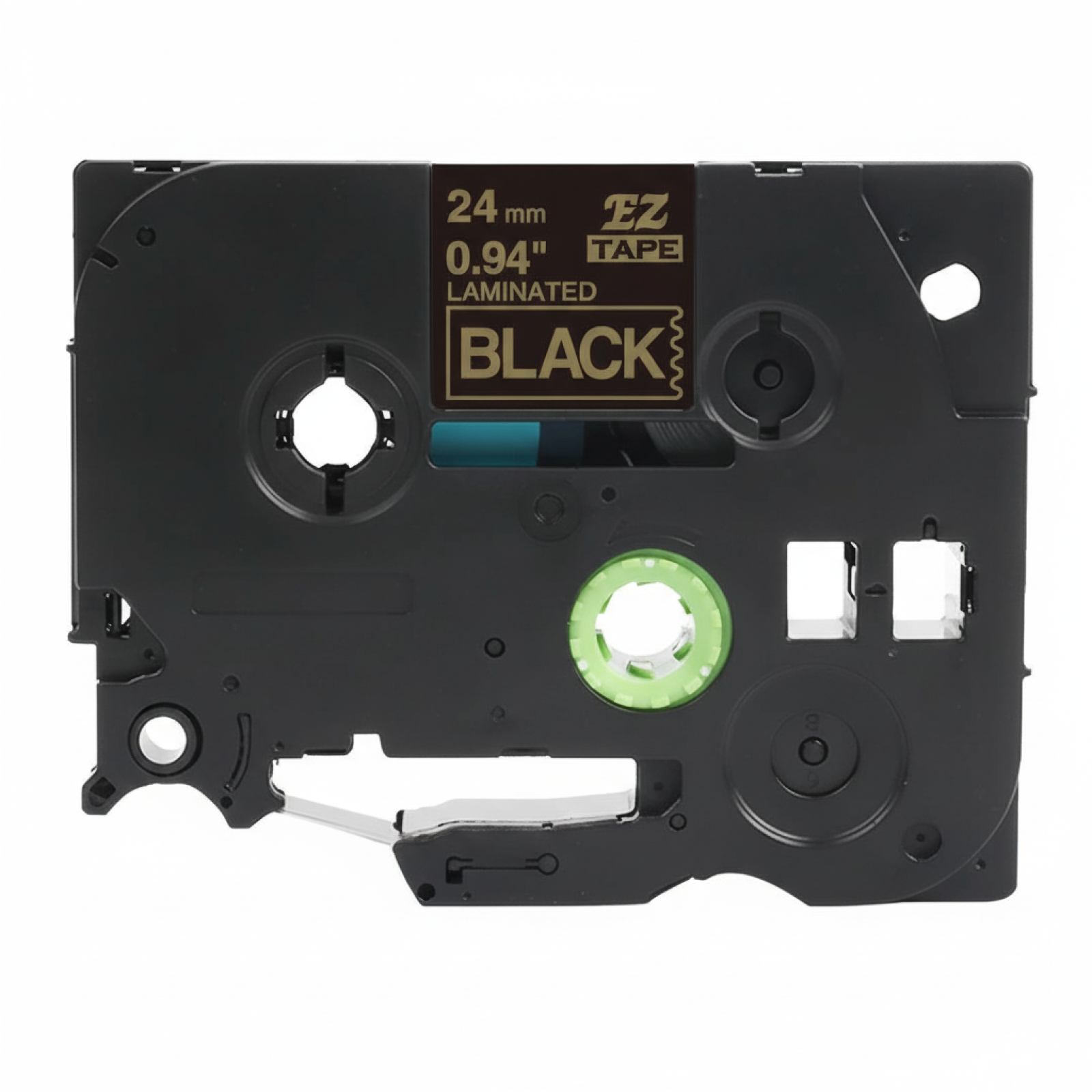 Taśma Laminowana Zamiennik TZe-354 do Brother (TZe-354) (Czarny) (24 mm, 1,6 m, Czarna, Biały)