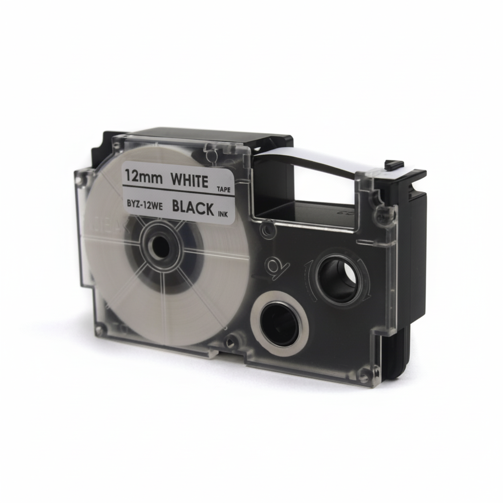 Taśma Barwiąca Zamiennik XR-12WE1 do Casio (XR-12WE1) (Biały) (12 mm, 8 m)