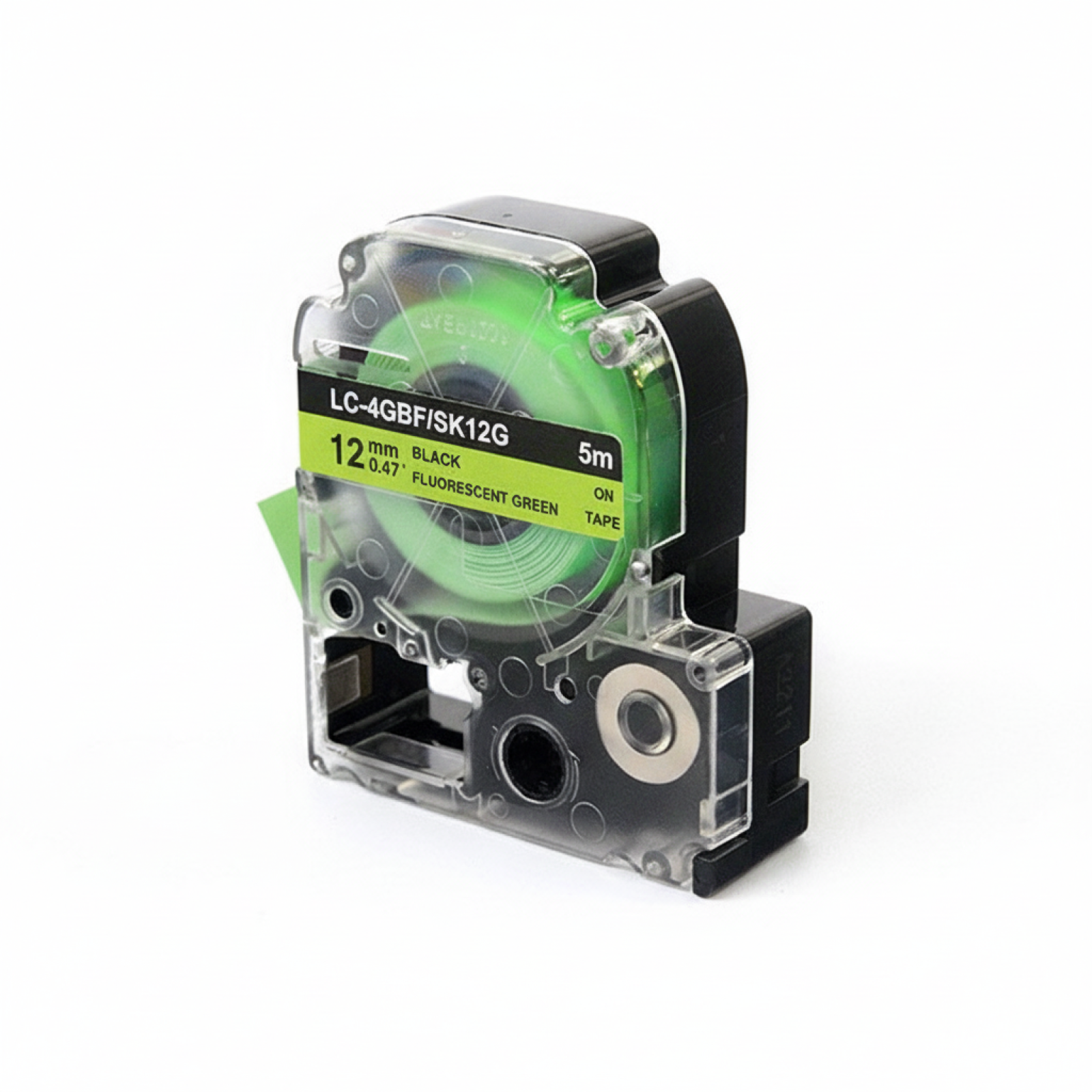 Taśma Barwiąca Zamiennik LC-4GBF do Epson (LC-4GBF) (Zielony) (12 mm)