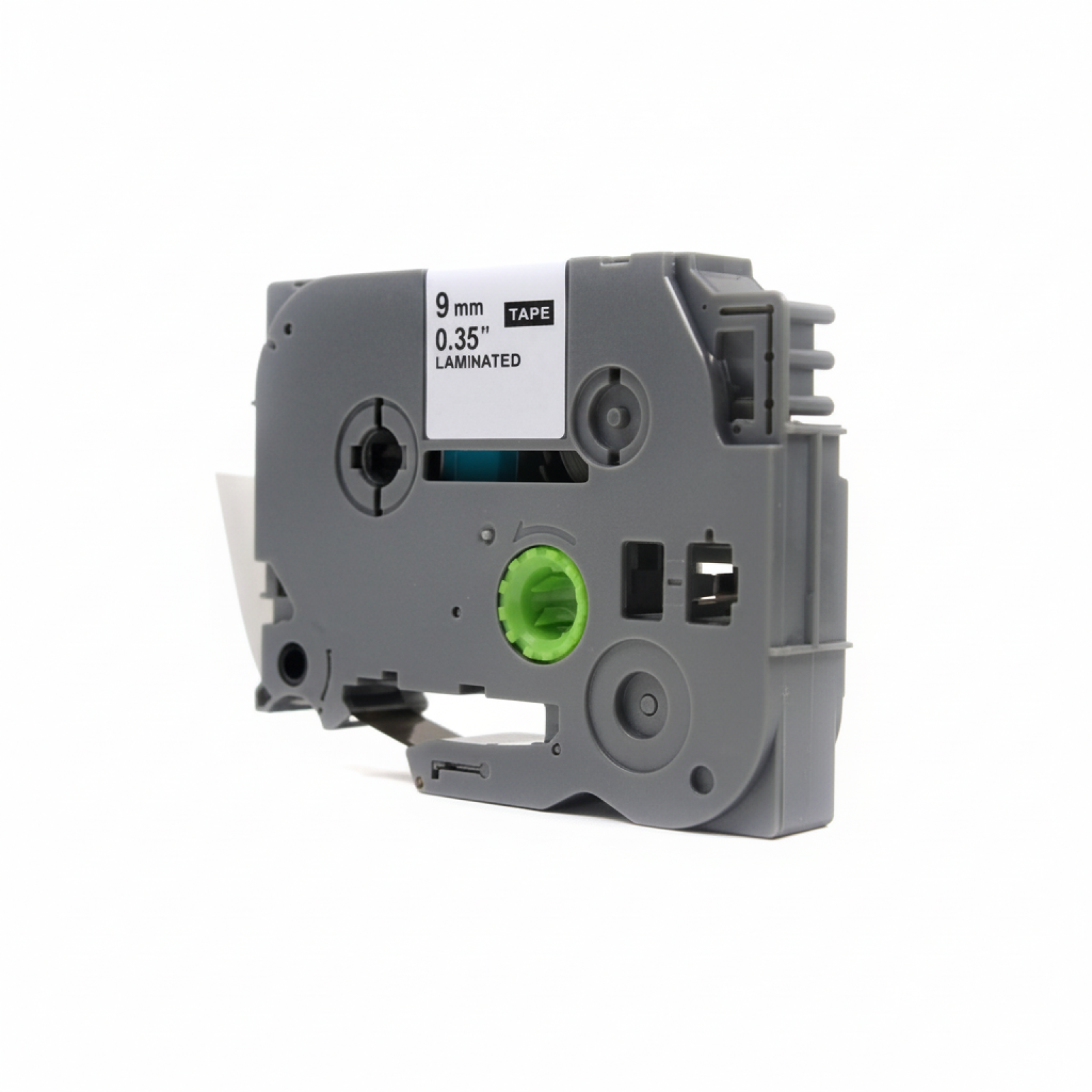 Taśma Zamiennik TZe-125 do Brother (TZe-125) (Przezroczysty) (9 mm, 8 m, Przezroczysta, Biały)