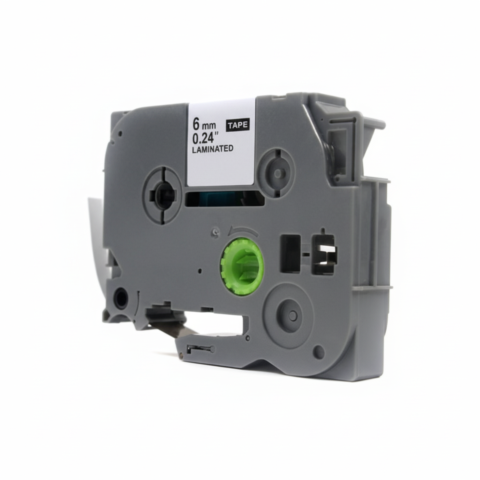 Taśma Zamiennik TZe-115 do Brother (TZe-115) (Przezroczysty) (6 mm, 8 m, Przezroczysta, Biały)