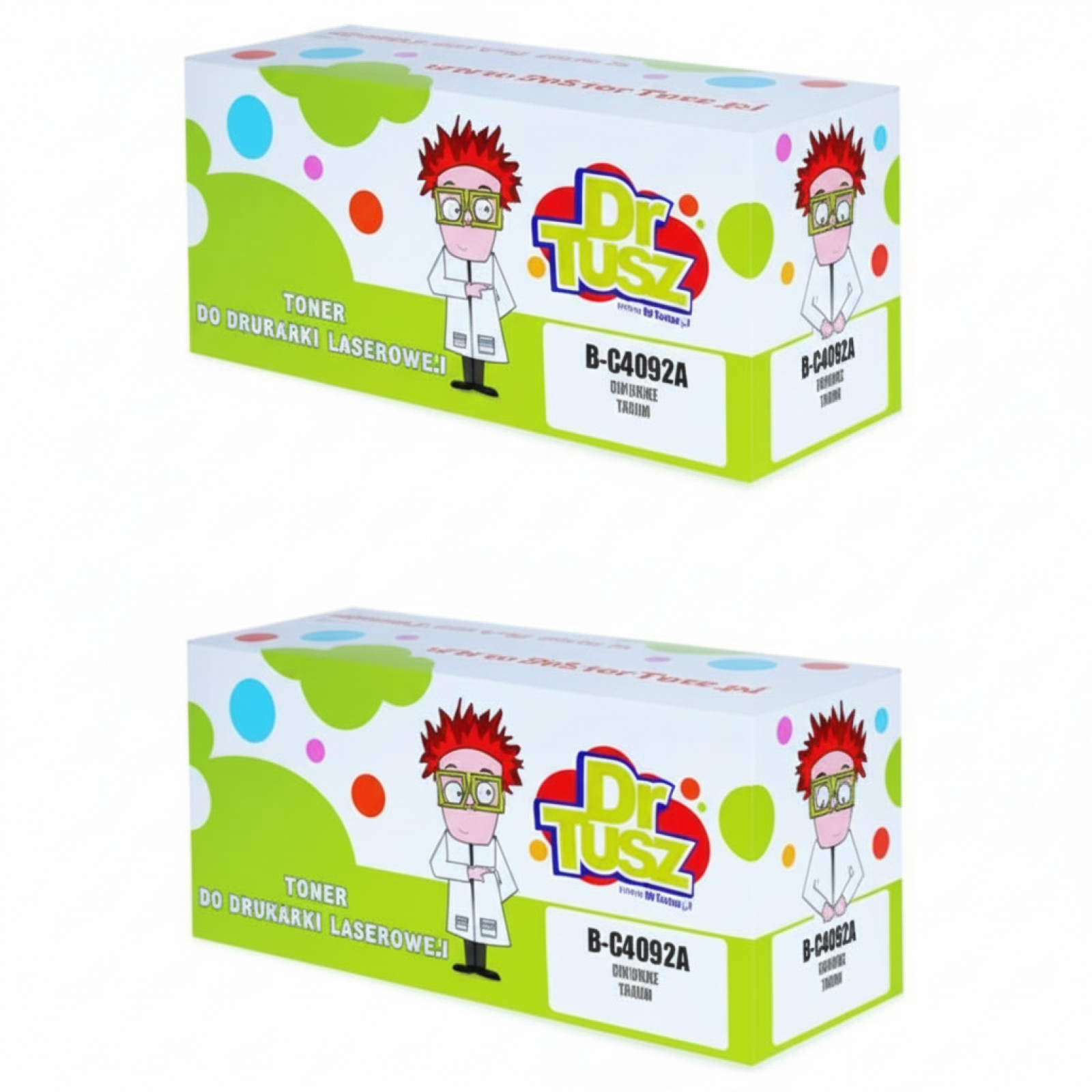 Tonery Zamienniki 92A do HP (C4092AD) (Czarne) (dwupak)