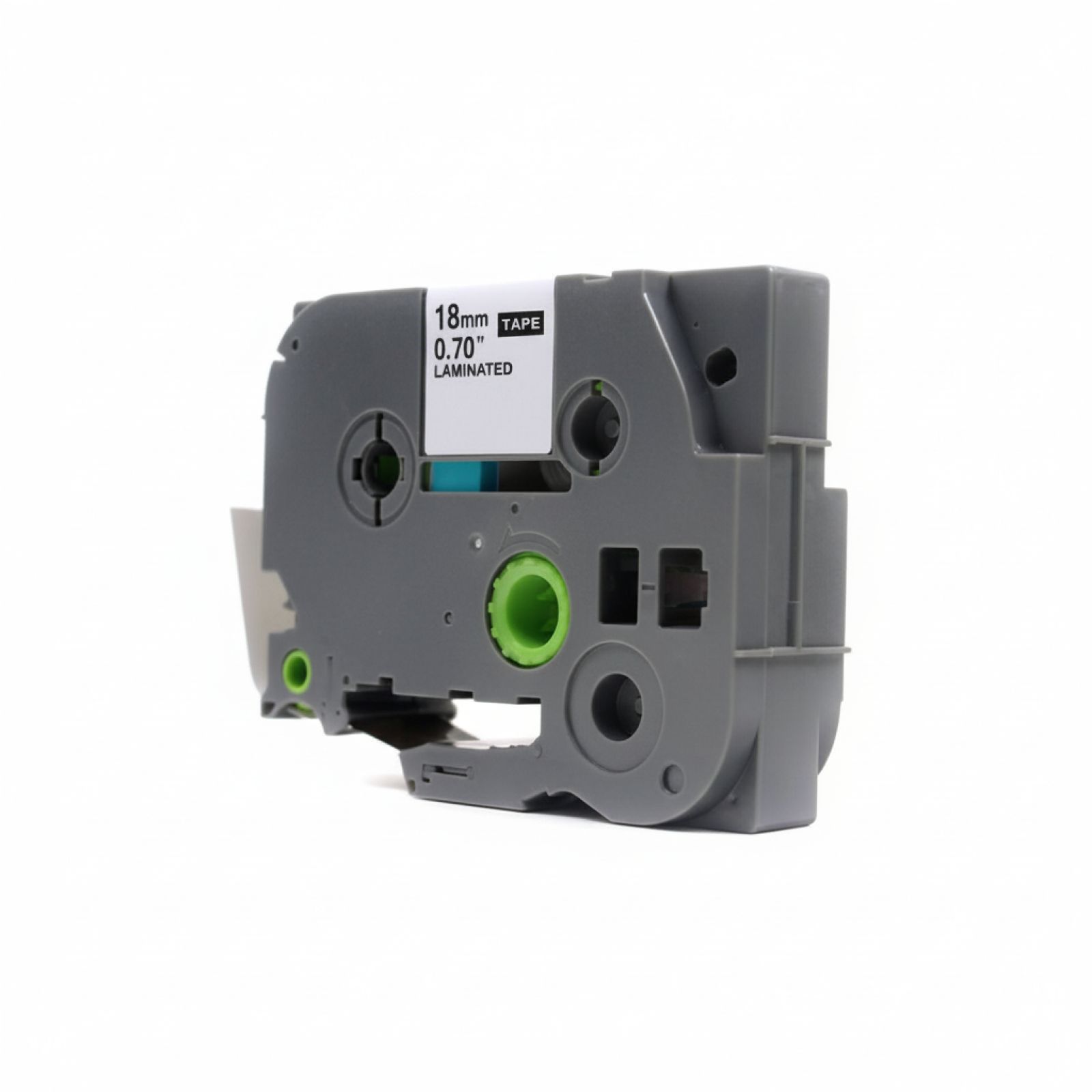 Taśma Zamiennik TZe-345 do Brother (TZe-345) (Czarny) (18 mm, 8 m, Czarna, Biały)