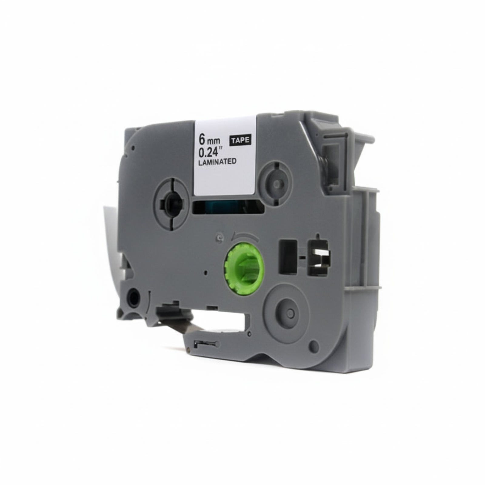 Taśma Zamiennik TZe-212 do Brother (TZe-212) (Biały) (6 mm, 8 m, Biała, Czerwony)