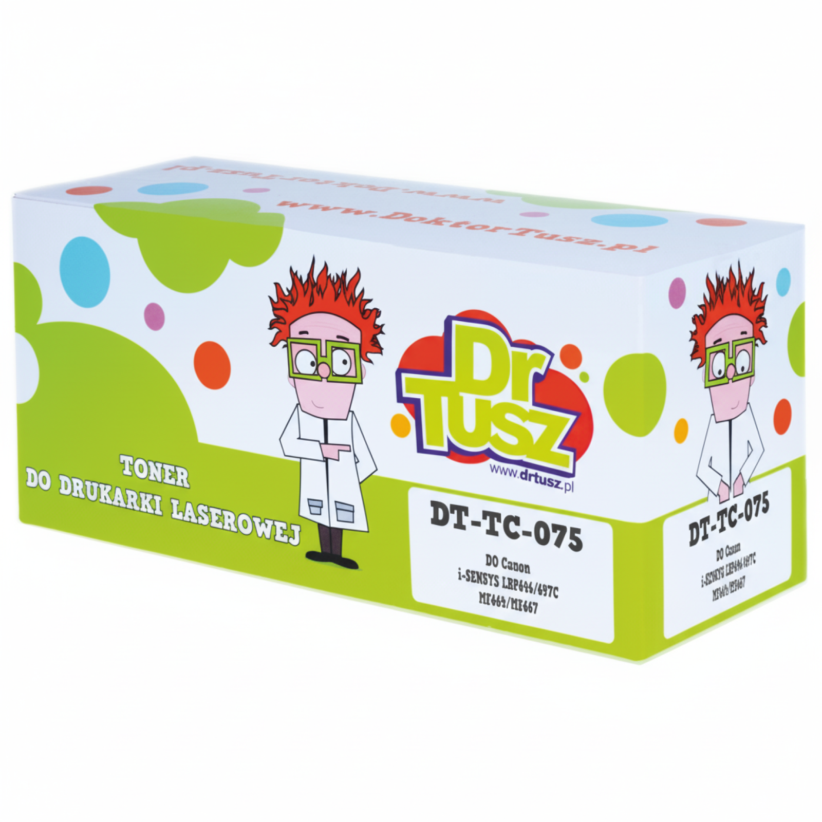 Toner Zamiennik CRG-075 do Canon (6362C002) (Żółty)