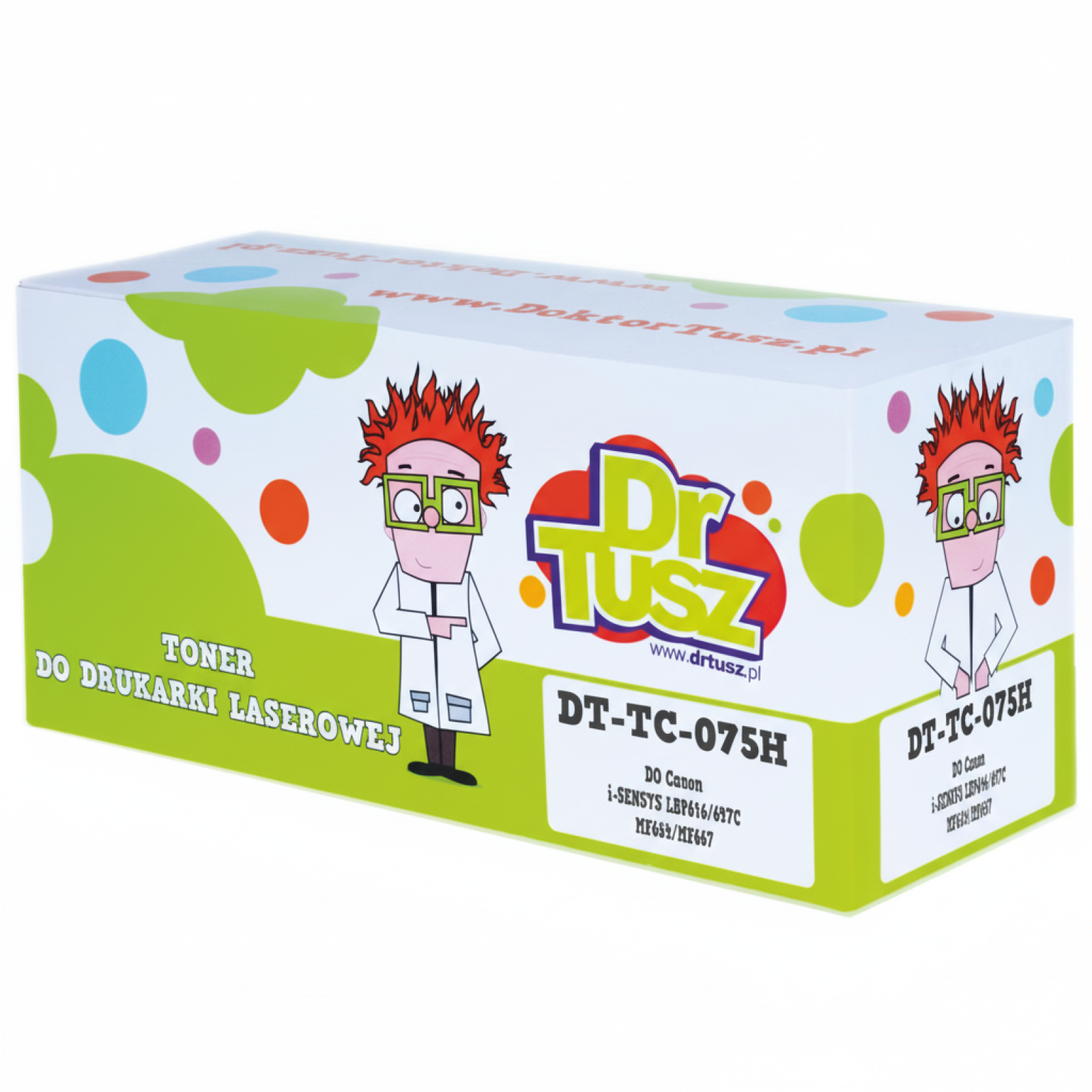 Toner Zamiennik CRG-075H do Canon (6366C002) (Żółty)