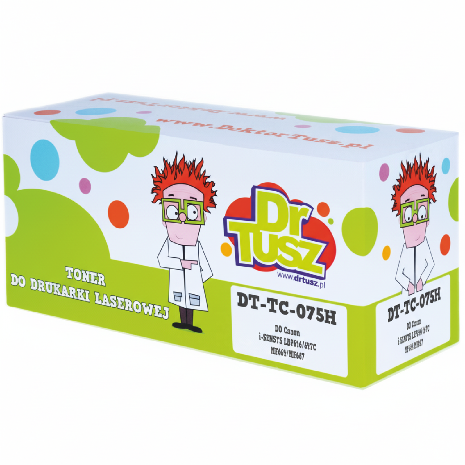 Toner Zamiennik CRG-075H do Canon (6367C002) (Purpurowy)