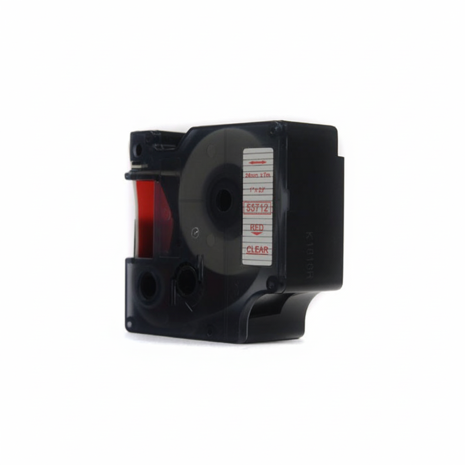 Taśma Zamiennik D1-53712 do DYMO (D1-53712) (Przezroczysty) (24 mm, 7 m, Przezroczysta, Czerwony)