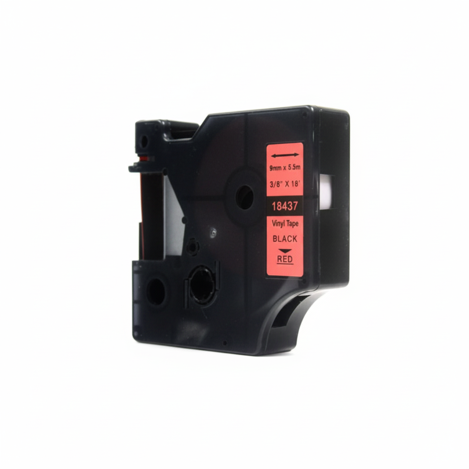Taśma Zamiennik 18437 do DYMO (18437) (Czerwony) (9 mm, 5,5 m, Czerwona)