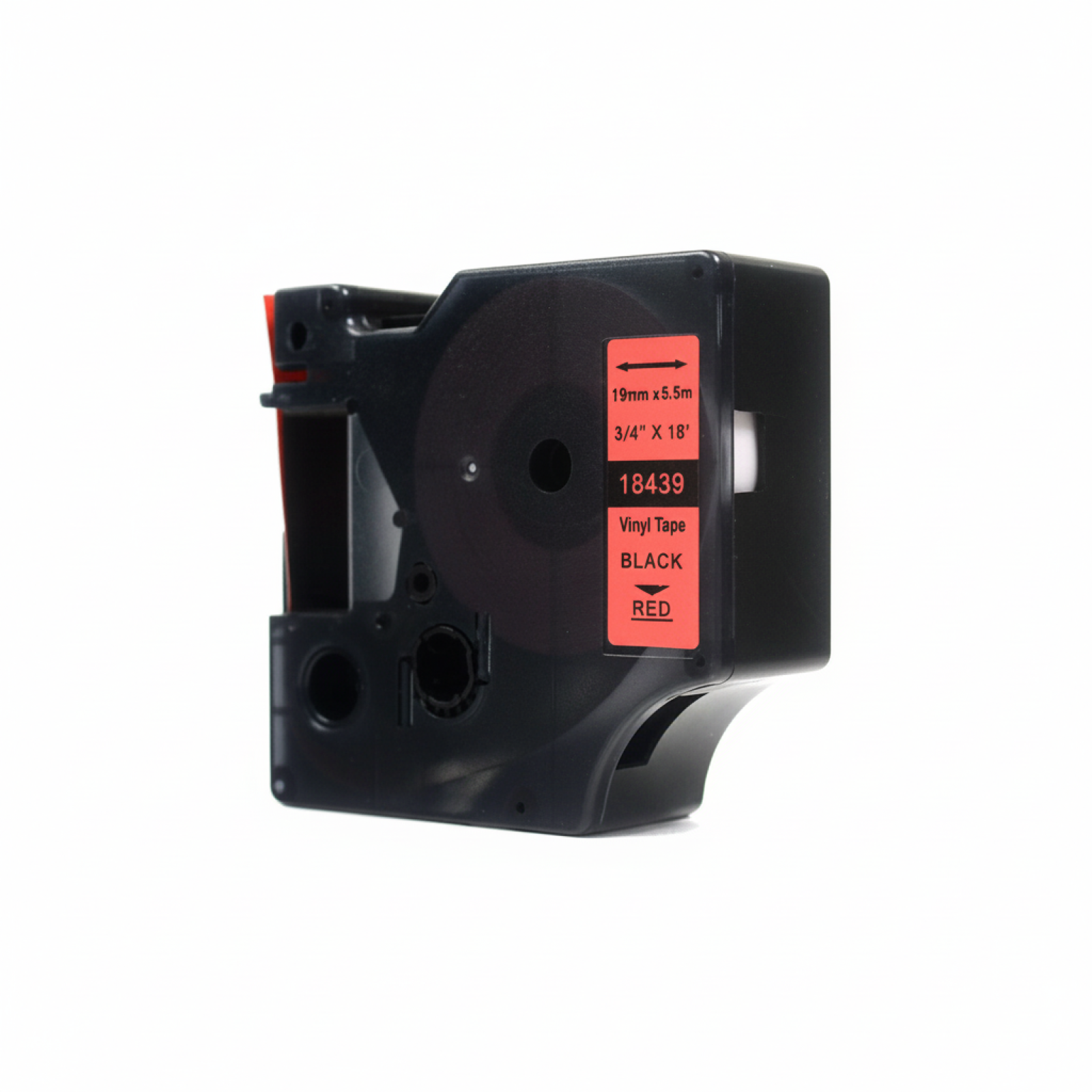 Taśma Zamiennik 18439 do DYMO (18439) (Czerwony) (19 mm, 5,5 m, Czerwona)