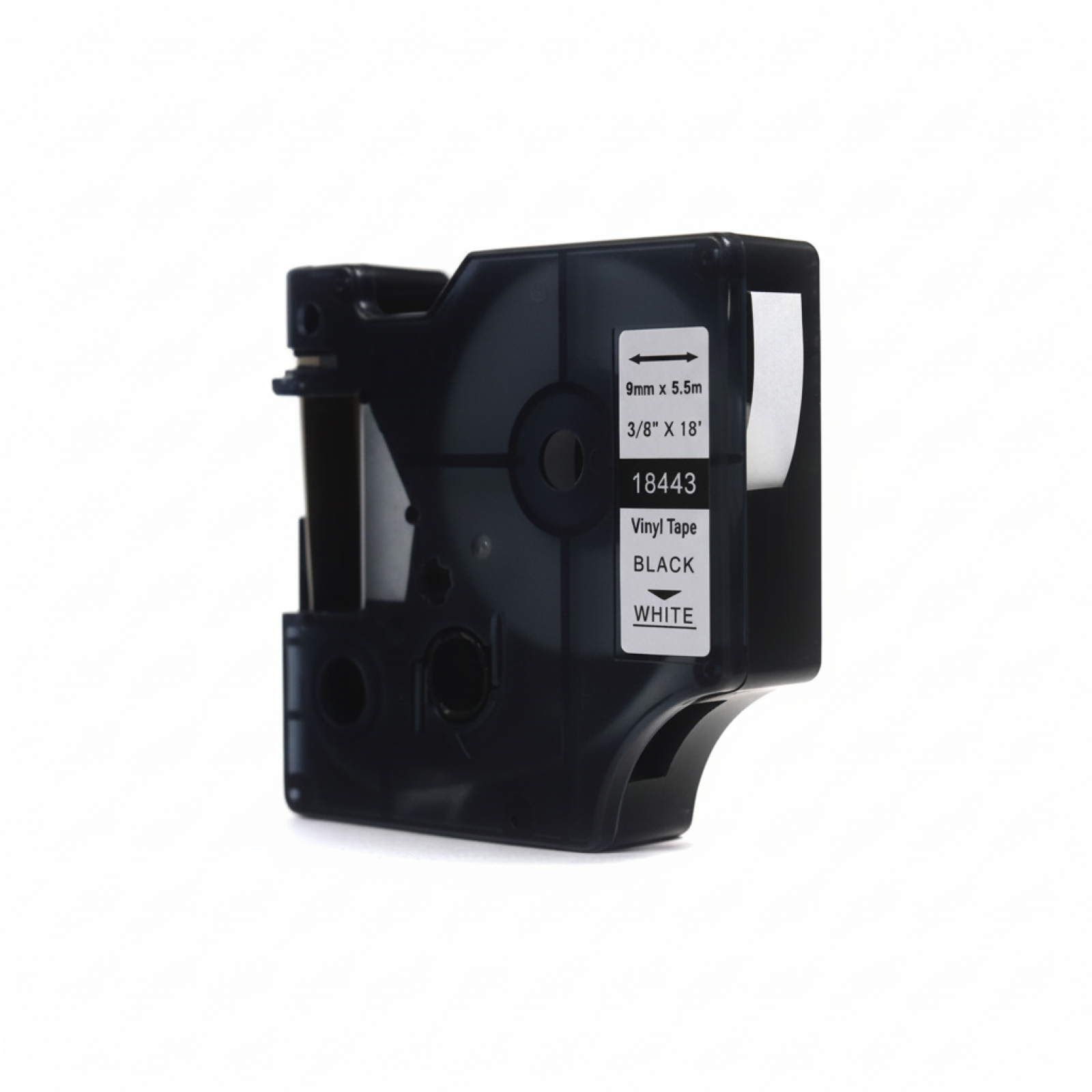 Taśma Zamiennik 18443 do DYMO (18443) (Biały) (9 mm, 5,5 m, Biała)