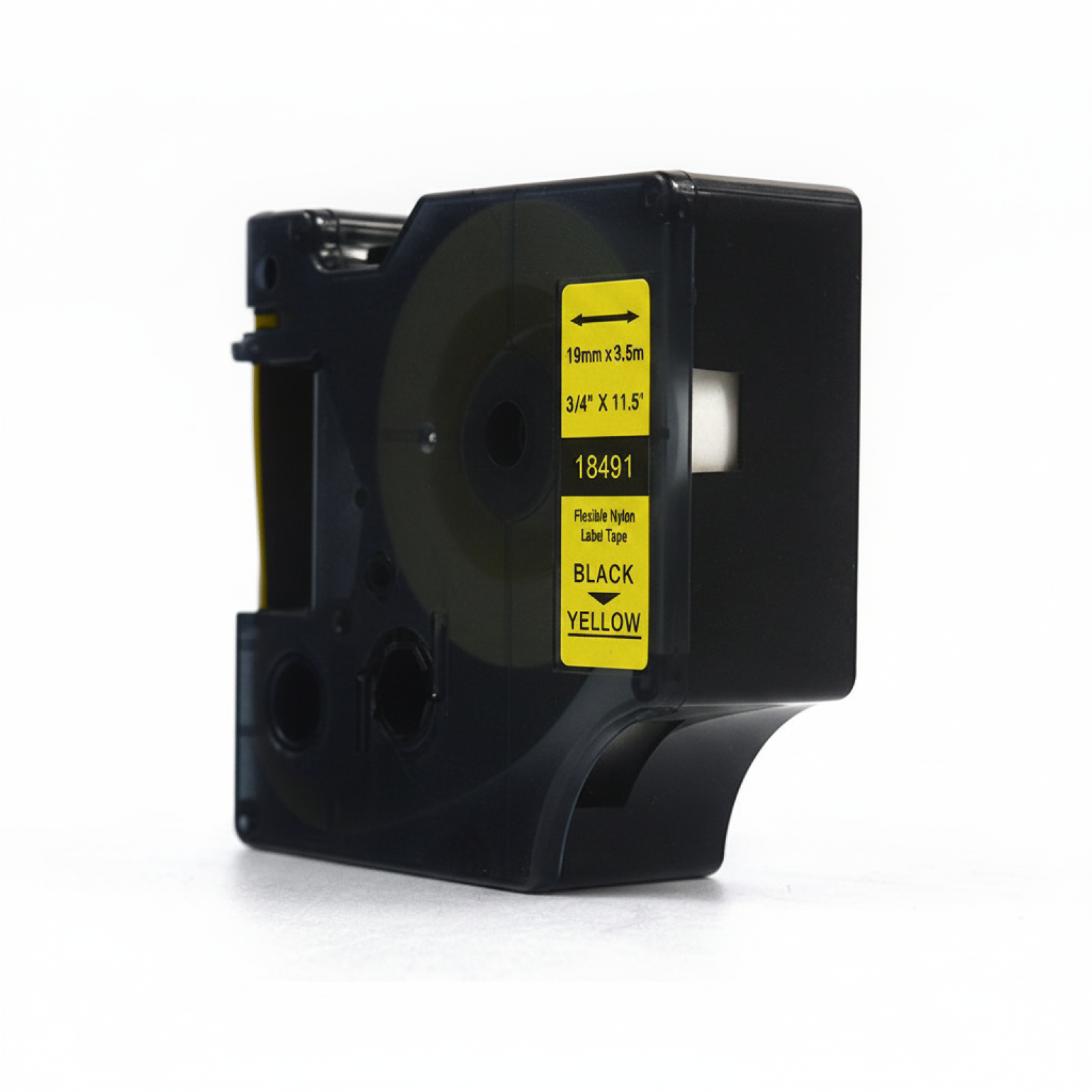 Taśma Zamiennik 18491 do DYMO (18491) (Żółty) (19 mm, 3,5 m, Żółta)