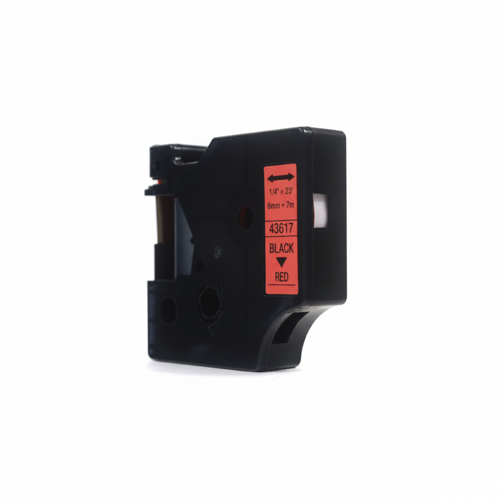 Taśma Zamiennik D1-43617 do DYMO (D1-43617) (Czerwony) (6 mm, 7 m, Czerwona)