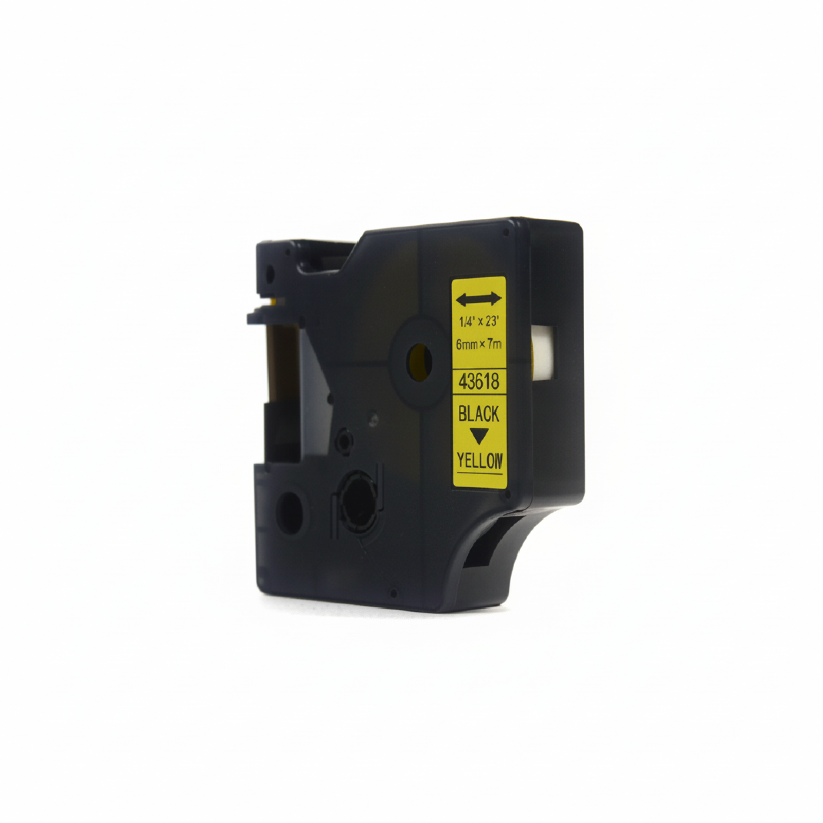 Taśma Zamiennik D1-43618 do DYMO (D1-43618) (Żółty) (6 mm, 7 m, Żółta)