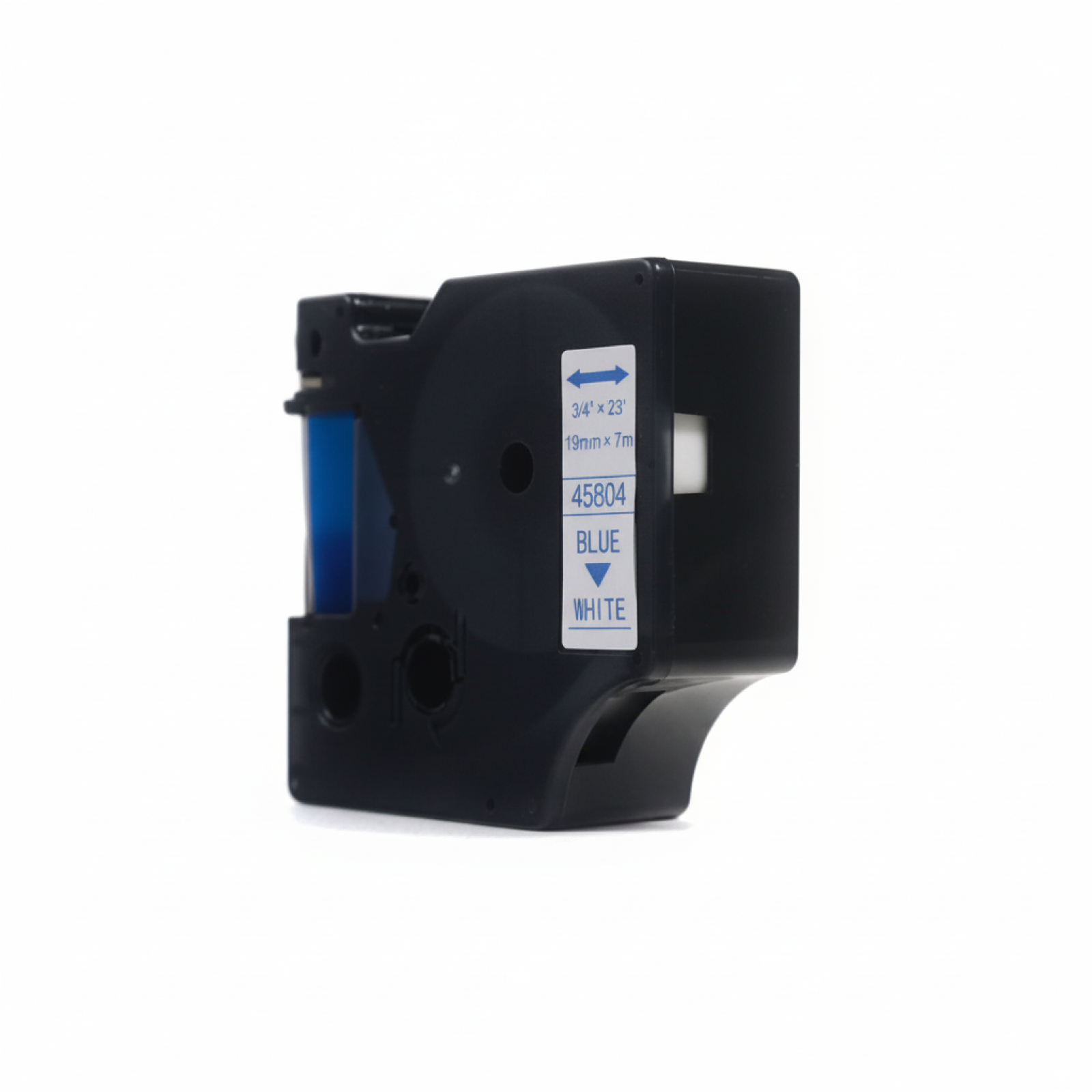 Taśma Zamiennik D1-45804 do DYMO (D1-45804) (Biały) (19 mm, 7 m, Biała, Niebieski)