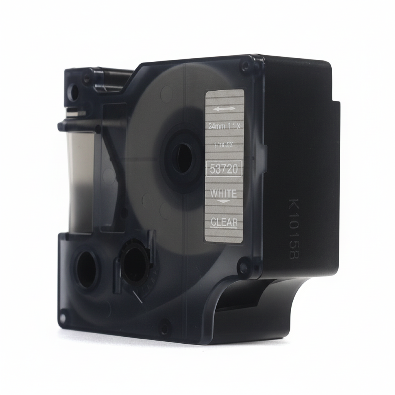 Taśma Zamiennik D1-53720 do DYMO (D1-53720) (Przezroczysty) (24 mm, 7 m, Przezroczysta, Biały)