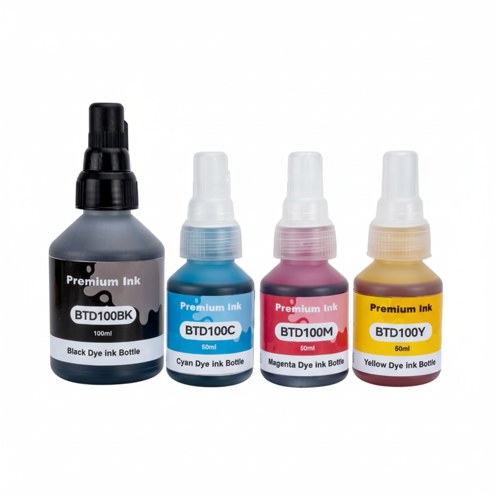 Tusze Zamienniki BT-D100VALBP do Brother (DT-AB-D100 K) (komplet)