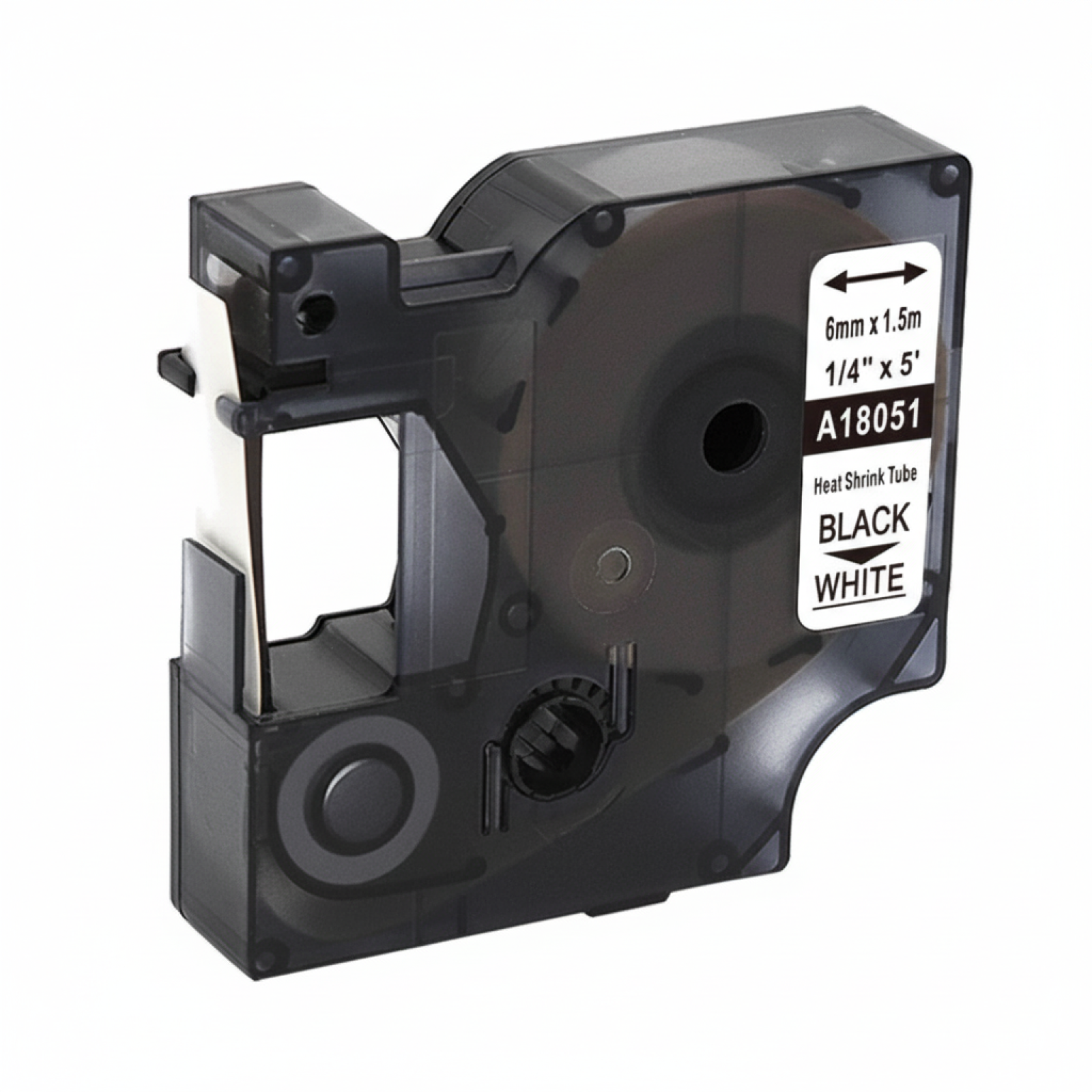 Rurka Termokurczliwa Zamiennik 18051 do DYMO (18051) (Biały) (6 mm, 1,5 m)