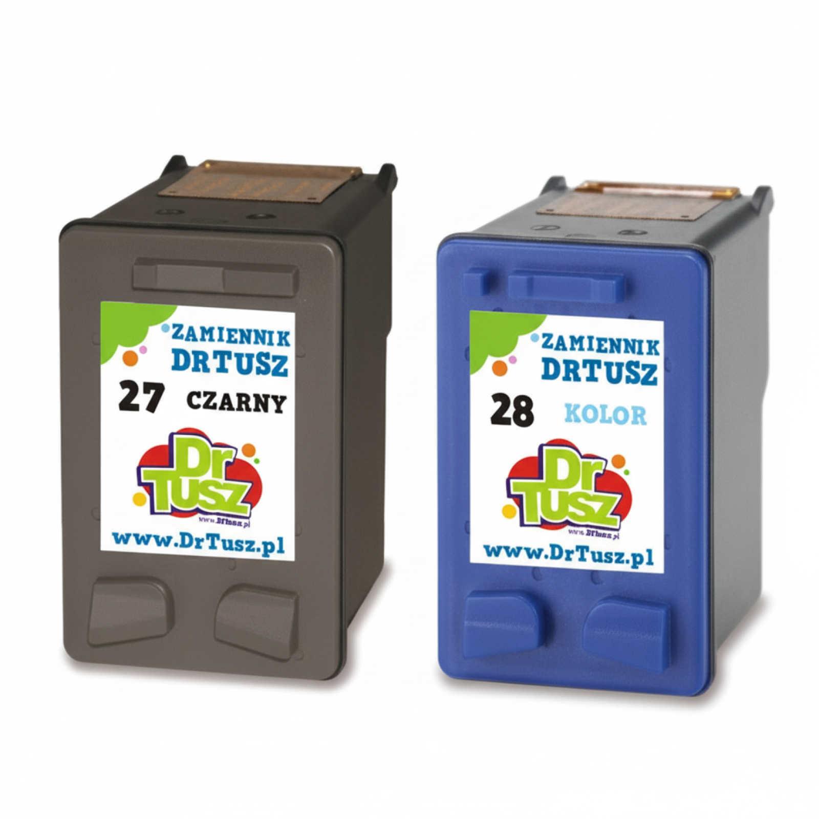 Tusze Zamienniki 27 + 28 do HP (CC628A) (komplet)