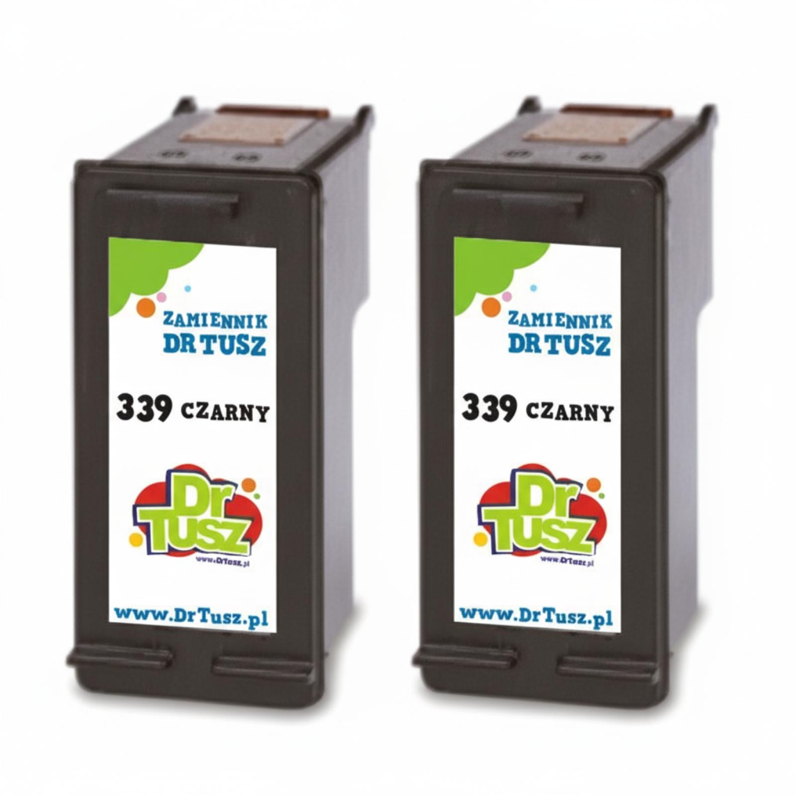 Tusze Zamienniki 339 do HP (C9504EE) (Czarne) (dwupak)