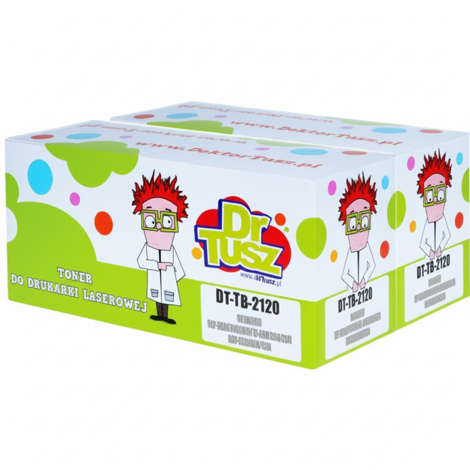 Toner + Bęben Zamiennik (TN-2120 + DR-2100) do Brother (DT-TBB-2120) (Czarny) (zestaw)