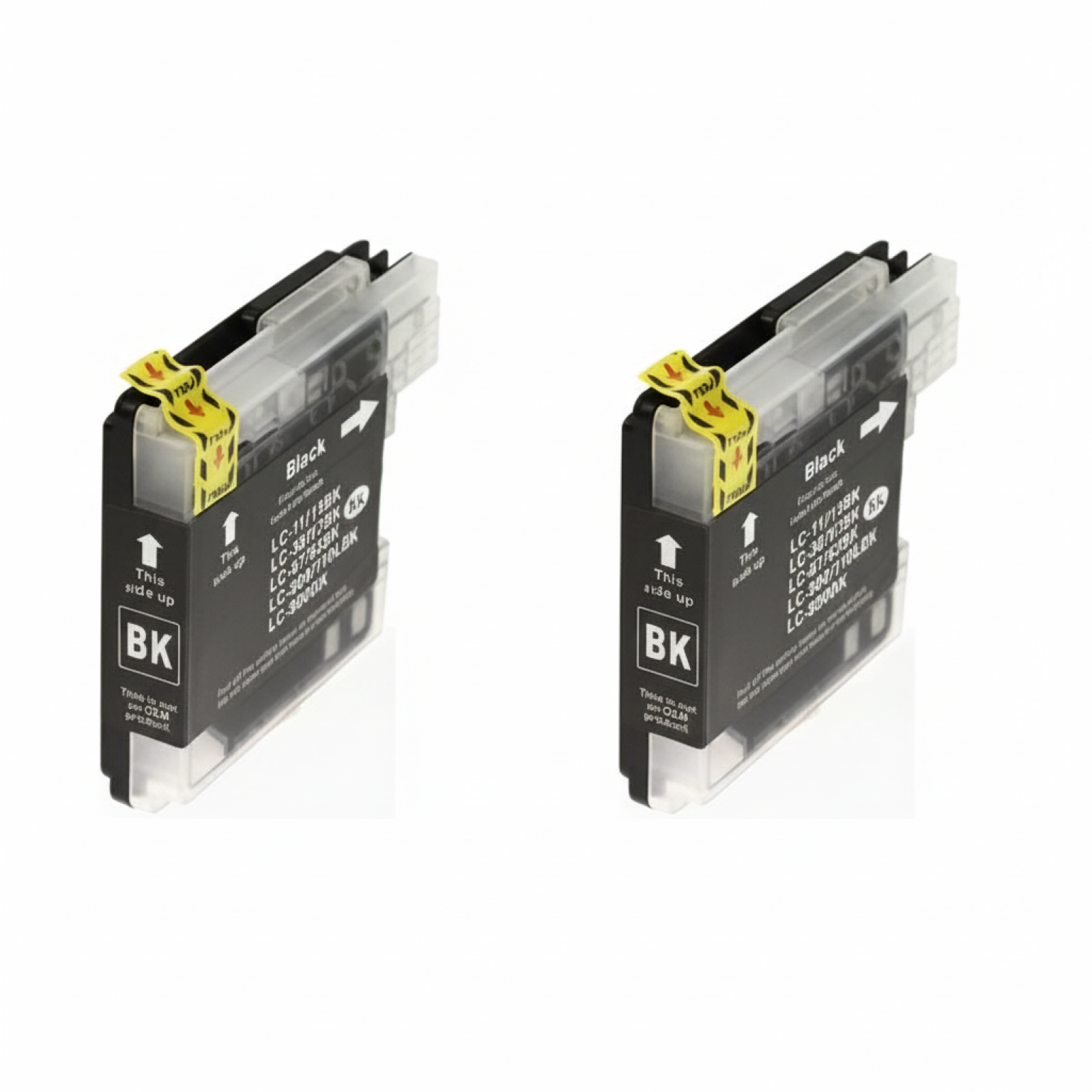 Tusze Zamienniki LC-980 BK do Brother (LC980BKBP2) (Czarne) (dwupak)