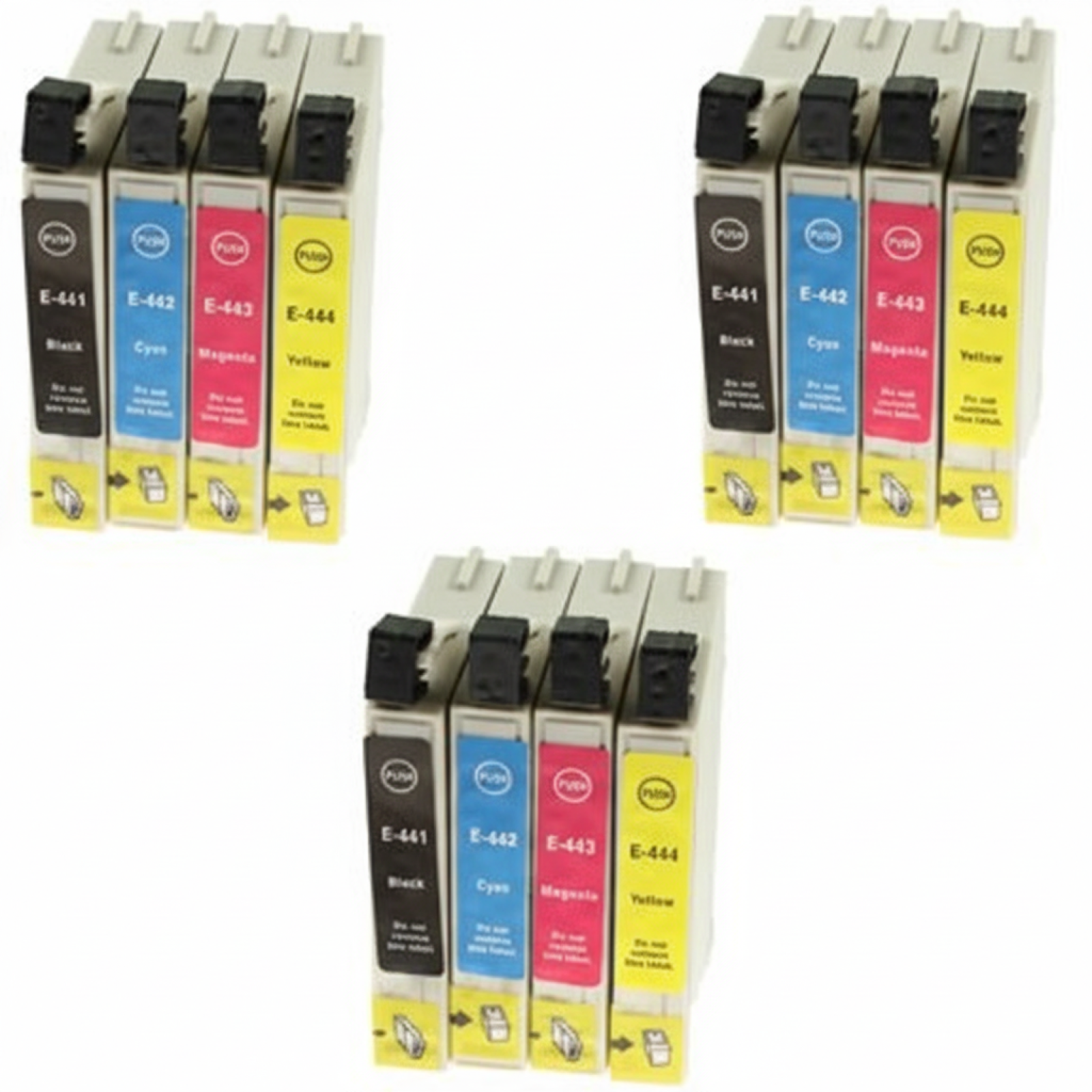 3x Tusze Zamienniki T0445 do Epson (C13T043140BA) (komplet)