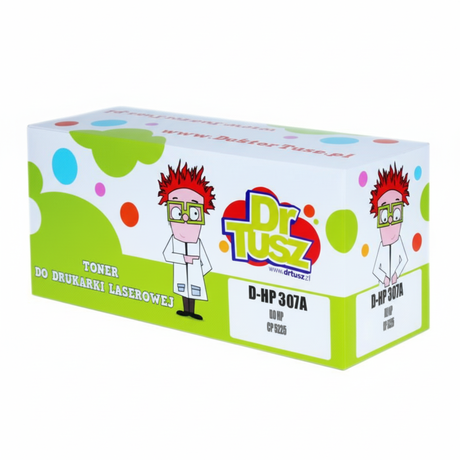 Toner Zamiennik 307A do HP (CE741A) (Błękitny)