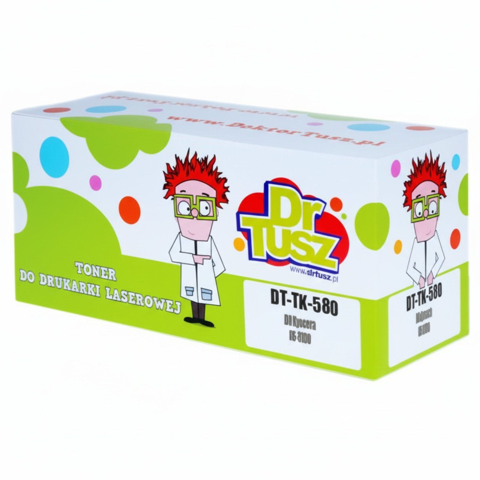 Toner Zamiennik TK-580C do Kyocera (1T02KTCNL0) (Błękitny)