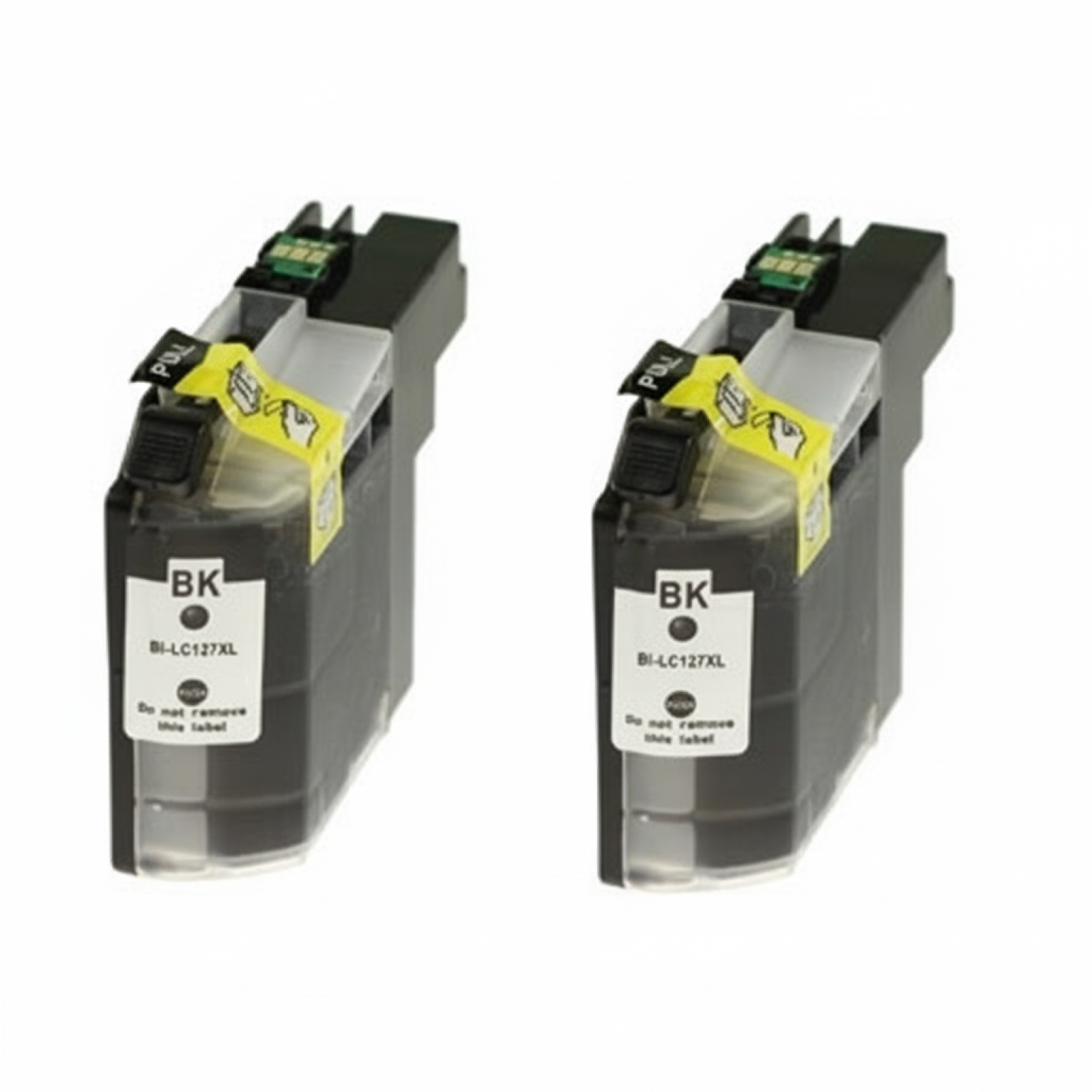 Tusze Zamienniki LC-127 XL BK do Brother (LC127XLBKBP2) (Czarne) (dwupak)