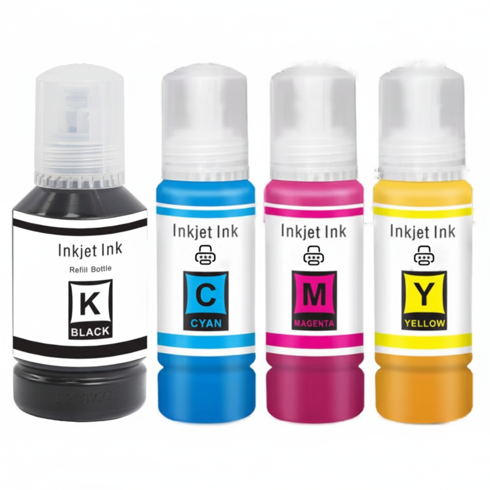 Tusze Zamienniki BT-6000 5000 CMYK do Brother (DT-AB-6000CMYK) (komplet)