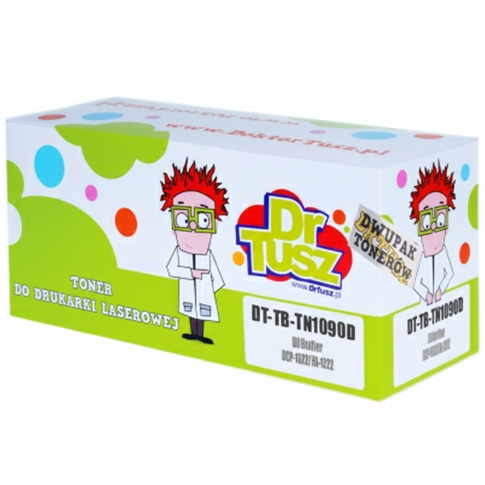 Tonery Zamienniki TN-1090 do Brother (TN-1090D) (Czarne) (dwupak)