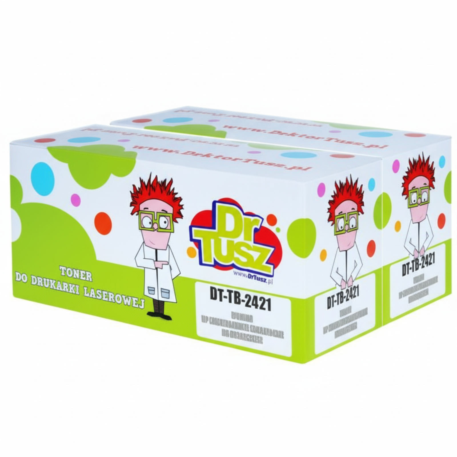 Toner + Bęben Zamiennik (TN-2421 + DR-2401) do Brother (DT-TBB-2421) (Czarny) (zestaw)