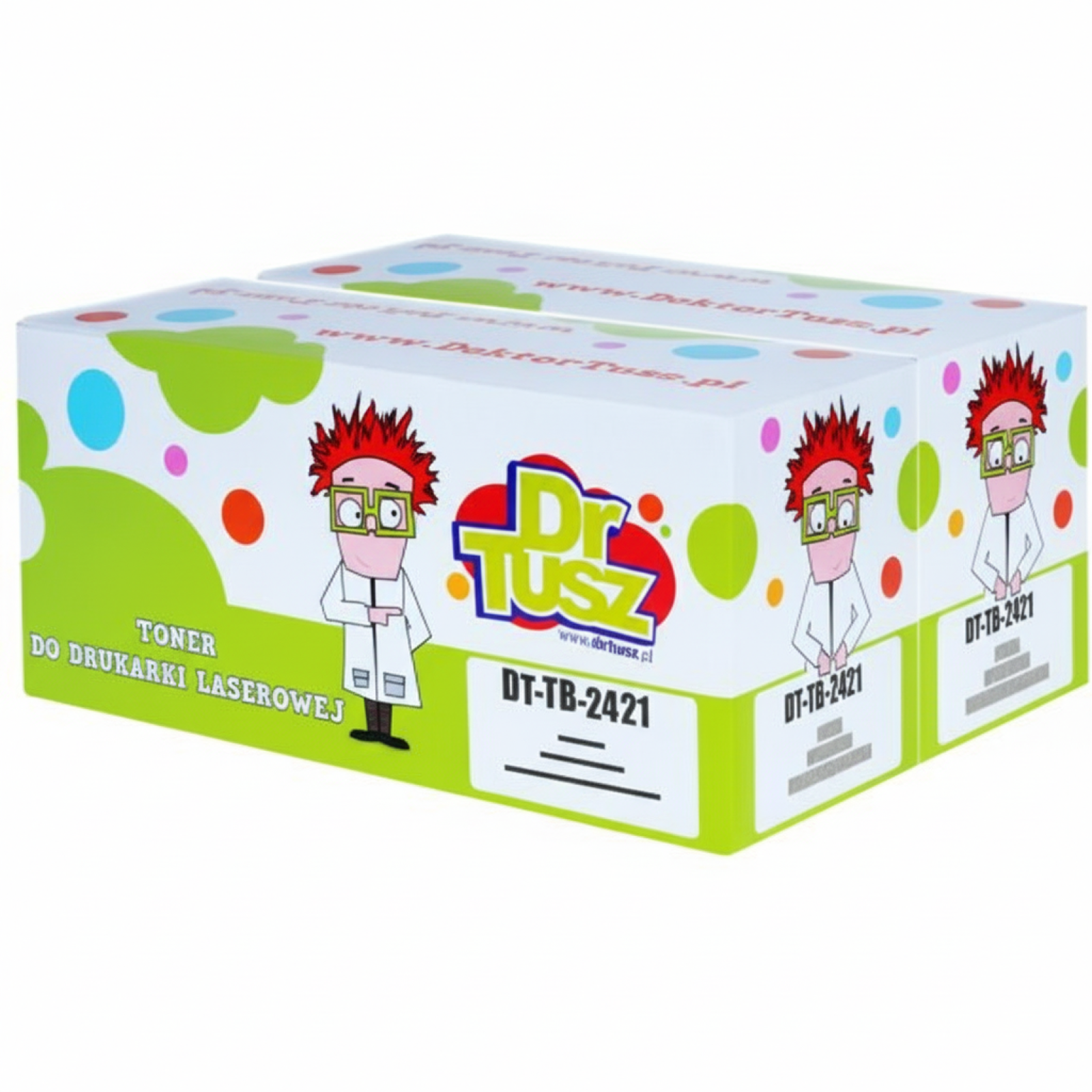 Tonery Zamienniki TN-2421 do Brother (TN-2421D) (Czarne) (dwupak)