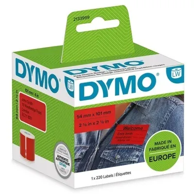 Etykiety Oryginalne DYMO LW-2133399 (2133399) (Czerwony)