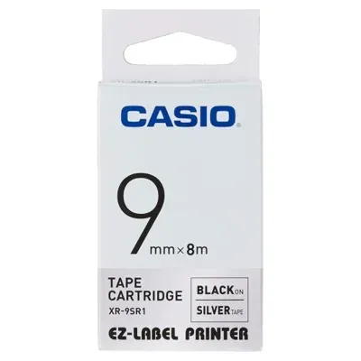 Taśma Barwiąca Oryginalna Casio XR-9WE1 (XR9WE1) (Biały) (9 mm, 8 m)