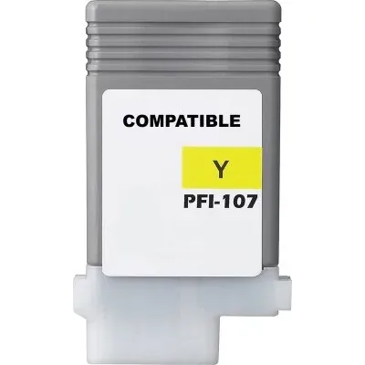 Tusz Zamiennik PFI-107Y do Canon (6708B001) (Żółty)